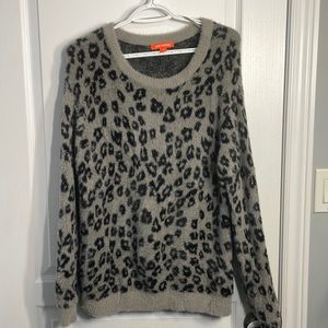 Leopard print sweater